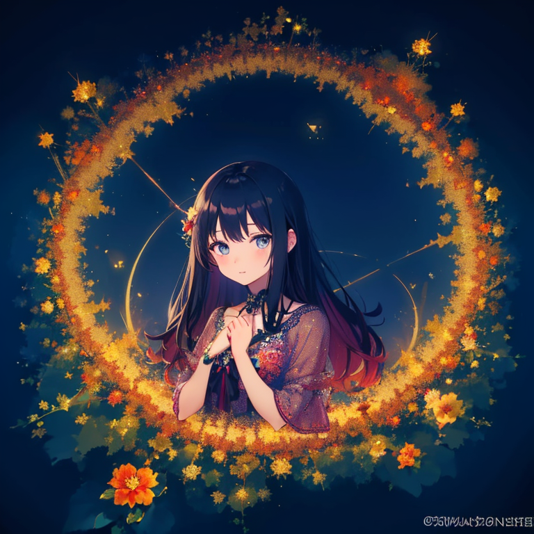01481-312312312-(masterpiece, best quality, high quality, highres, ultra-detailed),__lora_fractal_1_,fractal,1girl,flower,star,sparkle,.png